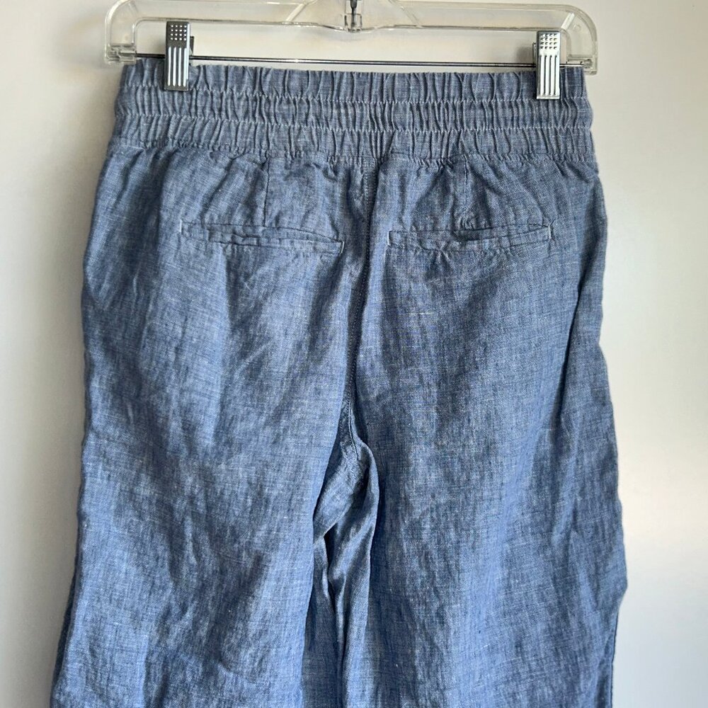 ATHLETA Cabo Linen Wide Leg Pants Size 2 Chambray Blue - Picture 6 of 12